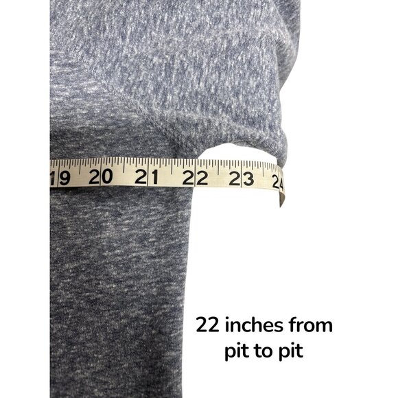 New York Yankees Womens Gray Pullover Sweatshirt Large Majestic Fan Fashion Long - Picture 10 of 11